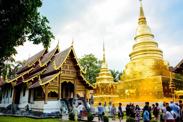 Thaiföld Chiang Mai Vagyok Wat Phra Singh Templom — Stock Fotó