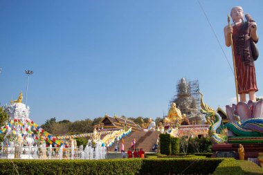 Tayland. Chiang Rai. Wat Saeng Kaeo Tapınağı