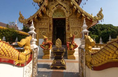 Tayland. Chiang Rai. Wat Saeng Kaeo Tapınağı