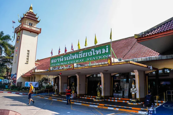 Thajsko Chiang Mai Vlakové Nádraží — Stock fotografie