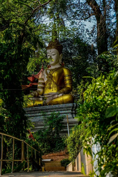 Tailandia Chiang Mai Templo Wat Doi Suthep — Foto de Stock