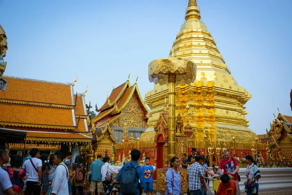 Tajlandia Chiang Mai Świątynia Wat Doi Suthep — Zdjęcie stockowe