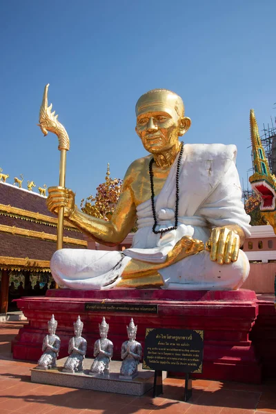 Tailândia Chiang Rai Templo Wat Saeng Kaeo — Fotografia de Stock