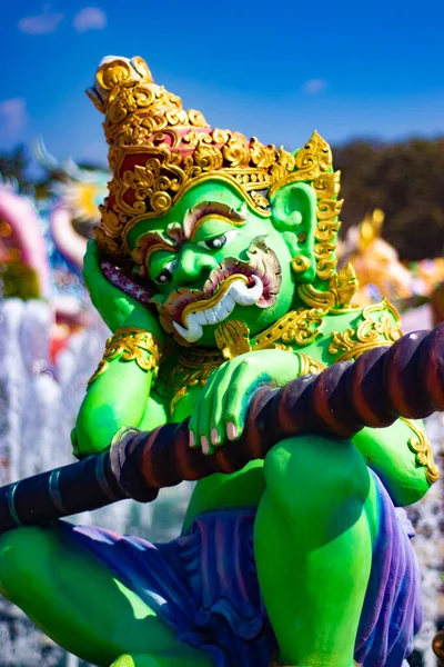 Tailândia Chiang Rai Templo Wat Saeng Kaeo — Fotografia de Stock