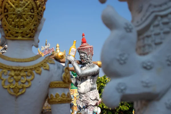 Tajlandia Chiang Rai Świątynia Wat Saeng Kaeo — Zdjęcie stockowe