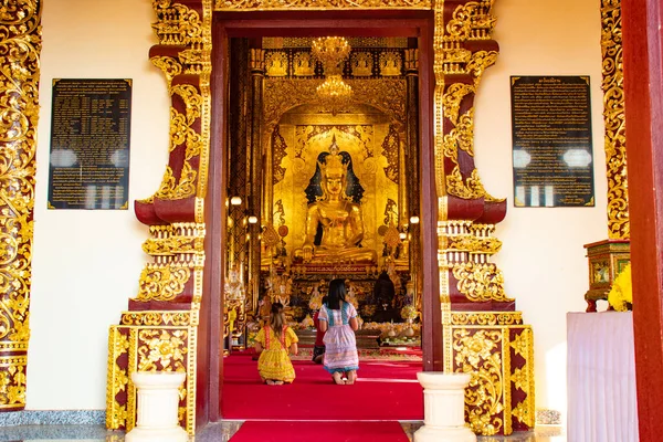 Ταϊλάνδη Τσιάνγκ Ράι Ναός Wat Saeng Kaeo — Φωτογραφία Αρχείου