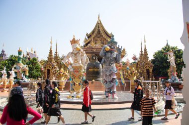 Tayland. Chiang Rai. Wat Saeng Kaeo Tapınağı