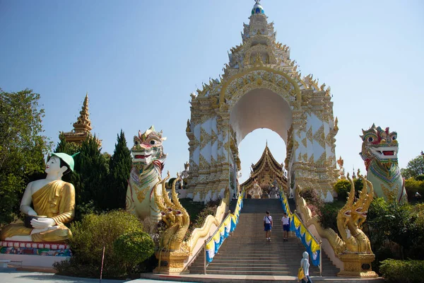 Tailândia Chiang Rai Templo Wat Saeng Kaeo — Fotografia de Stock