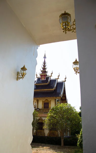 Tailandia Chiang Rai Templo Wat Saeng Kaeo —  Fotos de Stock