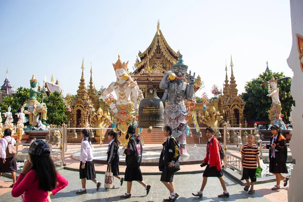 Tailandia Chiang Rai Templo Wat Saeng Kaeo — Foto de Stock