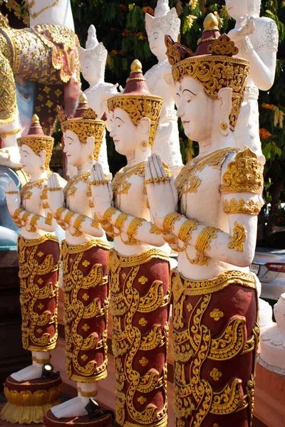 Thailand Chiang Rai Kuil Wat Saeng Kaeo — Stok Foto
