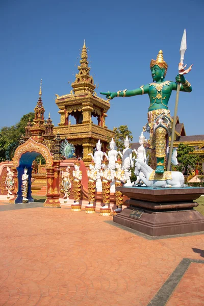 Tailândia Chiang Rai Templo Wat Saeng Kaeo — Fotografia de Stock