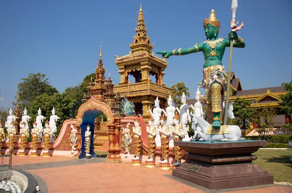 Tailandia Chiang Rai Templo Wat Saeng Kaeo — Foto de Stock