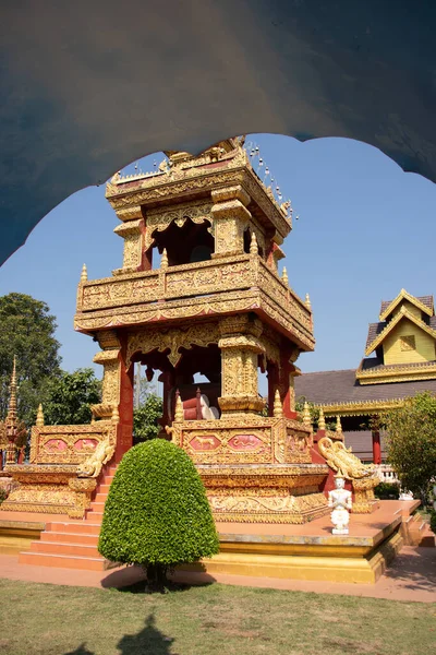 Tailândia Chiang Rai Templo Wat Saeng Kaeo — Fotografia de Stock