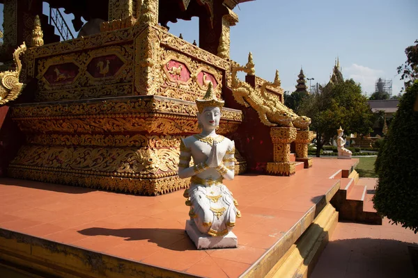 Thajsko Chiang Rai Wat Saeng Kaeo Temple — Stock fotografie