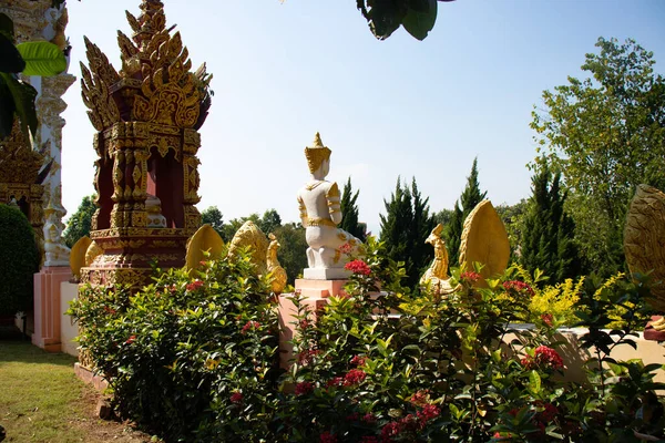 Tailândia Chiang Rai Templo Wat Saeng Kaeo — Fotografia de Stock