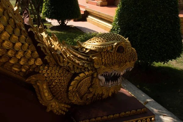 Thajsko Chiang Rai Wat Saeng Kaeo Temple — Stock fotografie