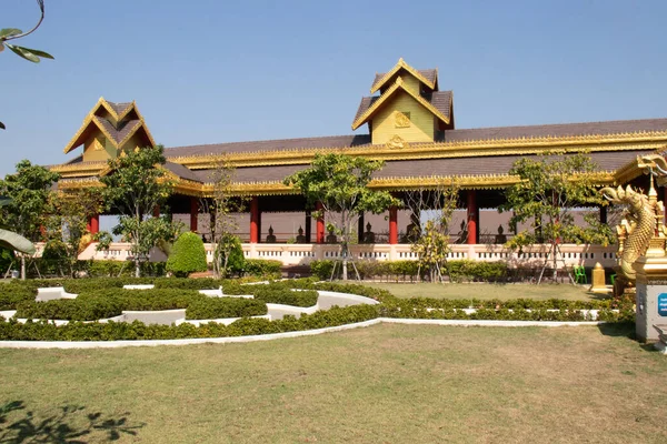 Tailândia Chiang Rai Templo Wat Saeng Kaeo — Fotografia de Stock