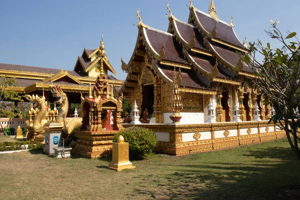 Thajsko Chiang Rai Wat Saeng Kaeo Temple — Stock fotografie