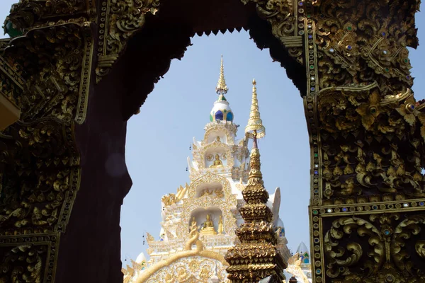 Tajlandia Chiang Rai Świątynia Wat Saeng Kaeo — Zdjęcie stockowe