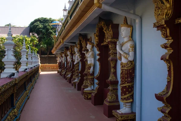 Tailandia Chiang Rai Templo Wat Saeng Kaeo —  Fotos de Stock