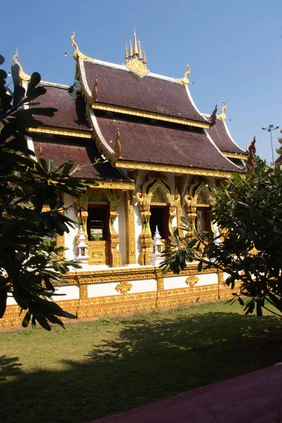 Таиланд Чан Рай Храм Ват Сэн Кэо — стоковое фото
