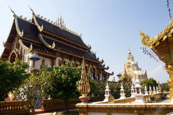 Tailandia Chiang Rai Templo Wat Saeng Kaeo —  Fotos de Stock