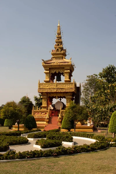 Tailândia Chiang Rai Templo Wat Saeng Kaeo — Fotografia de Stock