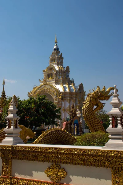 Thailand Chiang Rai Tempel Wat Saeng Kaeo — Stockfoto