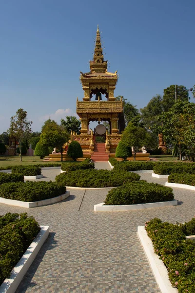 Tailândia Chiang Rai Templo Wat Saeng Kaeo — Fotografia de Stock