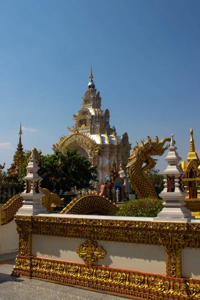 Tailândia Chiang Rai Templo Wat Saeng Kaeo — Fotografia de Stock