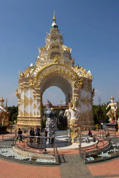 Tayland Chiang Rai Wat Saeng Kaeo Tapınağı — Stok fotoğraf