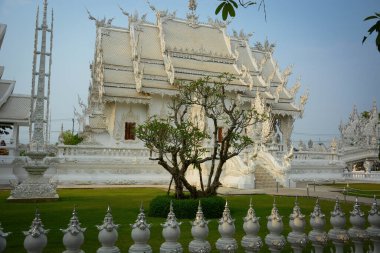 Tayland. Chiang Rai. Beyaz Tapınak