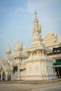 Tayland. Chiang Rai. Beyaz Tapınak