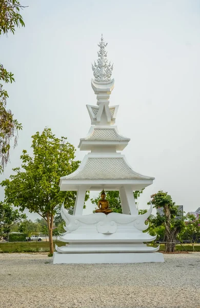 Thaiföld Csang Raj Vagyok Fehér Templom — Stock Fotó