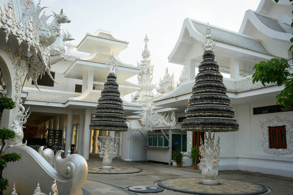 Thailand. Chiang Rai. A beautiful view of White Temple