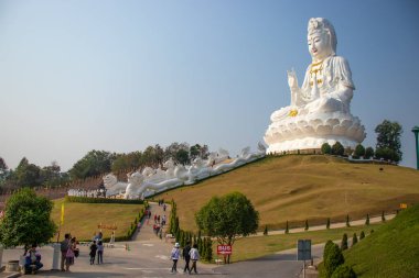 Tayland. Chiang Rai. Wat Huai Pla Kang Tapınağı