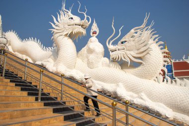 Tayland. Chiang Rai. Wat Huai Pla Kang Tapınağı