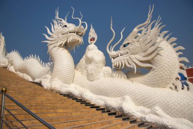 Tayland. Chiang Rai. Wat Huai Pla Kang Tapınağı