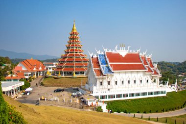 Tayland. Chiang Rai. Wat Huai Pla Kang Tapınağı