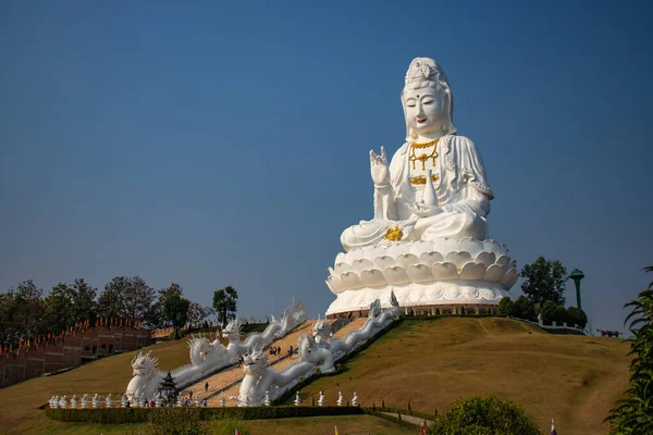 Tailândia Chiang Rai Templo Wat Huai Pla Kang — Fotografia de Stock