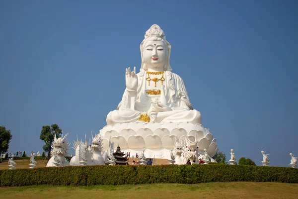 Tajlandia Chiang Rai Świątynia Wat Huai Pla Kang — Zdjęcie stockowe