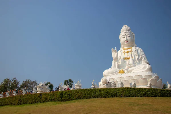 Tailândia Chiang Rai Templo Wat Huai Pla Kang — Fotografia de Stock