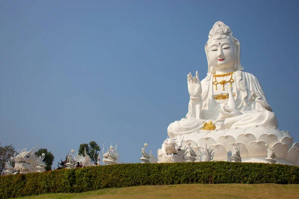 Tajlandia Chiang Rai Świątynia Wat Huai Pla Kang — Zdjęcie stockowe