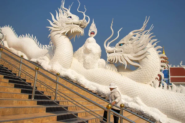 Thailand Chiang Rai Wat Huai Pla Kang Temple — Stock Photo, Image