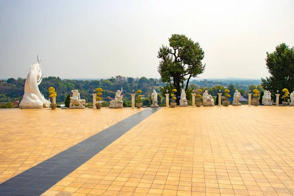 Thailand Chiang Rai Wat Huai Pla Kang Temple — Stock Photo, Image