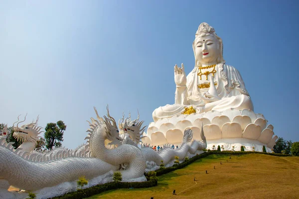 Thailandia Chiang Rai Tempio Wat Huai Pla Kang — Foto Stock