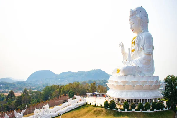 Thailandia Chiang Rai Tempio Wat Huai Pla Kang — Foto Stock