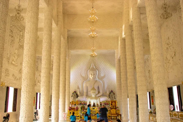 Tailandia Chiang Rai Templo Wat Huai Pla Kang — Foto de Stock