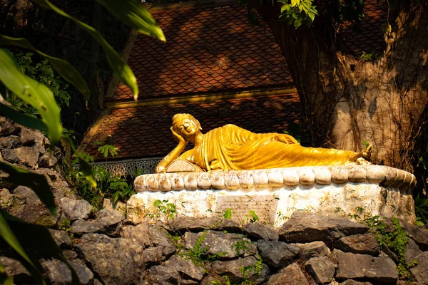 Tailândia Chiang Rai Uma Vista Templo Budista — Fotografia de Stock